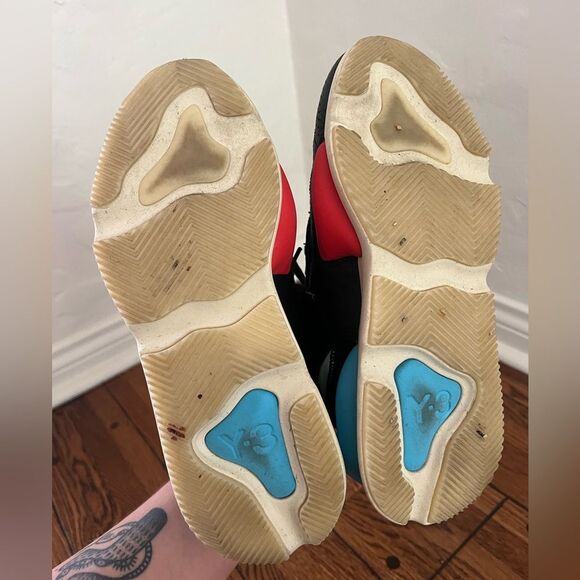 Y-3 Kaiwa Sneakers Leather Neoprene Shoes M7/W9 Rare Sold Out - Picture 4 of 4